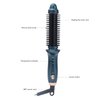 Curling Iron, Smart 2 in 1 Thermostatic Straight Curly Hair Dual Purpose Curling Brush Portable for Home for Beauty Center