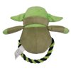 Buckle-Down Dog Toy, Plush and Round Rope Star Wars The Child Green Black
