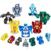 EDPOFUL 7 Pcs Mini Car Robot Toys, 3 Inch 2 in 1 Model Action Figures, Birthday Party Gifts Favors for Boys Age 5-12