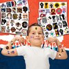 96 PCS Black History Month Black Lives Matter Day Civil Rights Temporary Tattoos Stickers Themed Birthday Party Decorations Favors Supplies Decor BLM African American Gifts For Kids Boys Girls Prizes
