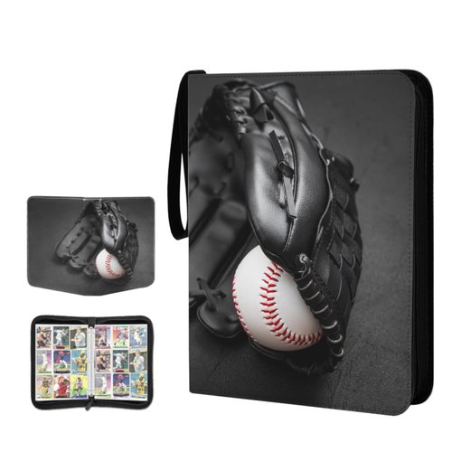 900 pockets Baseball Card Binder, Baseball Card Holder with Removables Sleeves, Resistant Sport card Binder, Luxurious Trading Card Binder, Water Proof Collection Card Holder, Tarjetero Baseball