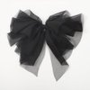 JKQBUX Sweet elegant Big Bow Hair Clips Solid Color silky Bow Barrettes Spring Hair Accessories for Women Girls Wedding Party