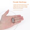 Keychain Pill Holder (2 Pack), Titanium Minsize Waterproof Pill Container/Case for Purse or Pocket, Portable Small Pill Box Organizer Pill Fob Medicine for Outdoor Travel Camping