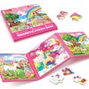 SYNARRY Unicorn Princess Fairy Magnetic Puzzles for Toddlers 3-5 Girls, 20 Pieces Travel Puzzles for Kids Ages 4-6, Car Airplane Road Trip Activities Games Toys for 3 4 5 Year Old Girls Birthday Gifts
