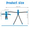 Shape Changing Robot Toy, Suction Cup Toys,Telescopic Pop Tubes Fidget Toys,Autism Sensory Toys for Kid Boys 12pcs