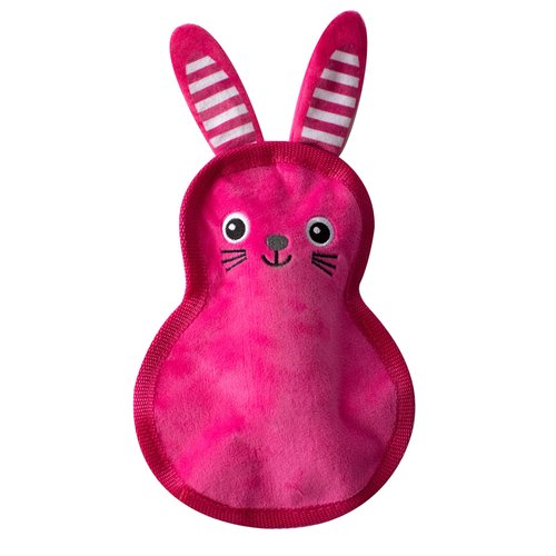 Fringe Studio Durable Plush Dog Toy, Miss Cottontail, Pet Shop Collection (729095)