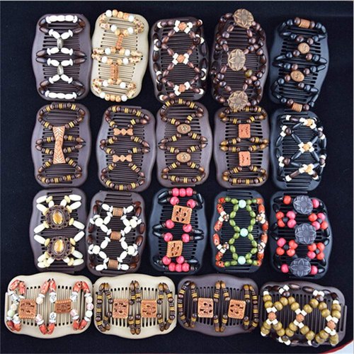 LOVEF Hair Clip, Thick Hair Bun Maker - Best Hair Accessories for Women - Easy Updo - Doesn't Slide Out of Your Hair - Holds Long, Short - Waterproof 5 Pcs