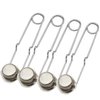 MENSI 4 Pack Spark Torch Igniter Single Flint Spark Lighter for Propane Kitchen Torch Starter with 10pcs Free Flints