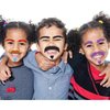 Tatuo 68 Pcs Fake Eyebrows and Mustaches Self Adhesive Mustaches Stickers Set Funny Fake Unibrow Stick on Beard for Halloween Masquerade Party Costume Accessories
