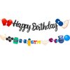 Gym Birthday Party Banner, Weightlifting Party Decorations, Bodybuilder Party Banner Glitter Fitness Birthday Party Supplies