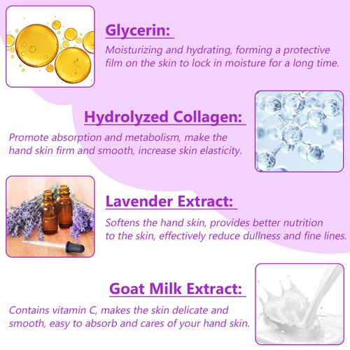 Permotary Foot Peel Mask - 6 Pack - Original Exfoliant Foot Peel - Feet Callus Remover & Dead Skin Remover, Moisturizing Feet, Baby Your Feet Naturally (Lavender&Milk)