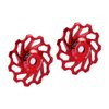 Ceramic Derailleur Pulley Wheel, Rear Derailleur Pulley, Ceramic Bearing Wheel Aluminium Alloy Rear Derailleur Roller 11T/13T (2pcs)