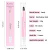 evpct Kaely 2Pcs Cream Eye Shadow Brightener Sticks Set for Eyes Waterproof, Pearl White & Pearl Black Shimmer Cream Eyeshadow Applicator Stick Pigmented Eye Makeup sombras en crema para ojos 01+03