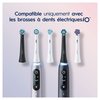 Oral-B iO Gentle Care Electric Toothbrush Head, Twisted & Angled Bristles for Deeper Plaque Removal, Pack of 4, Suitable for Mailbox, White