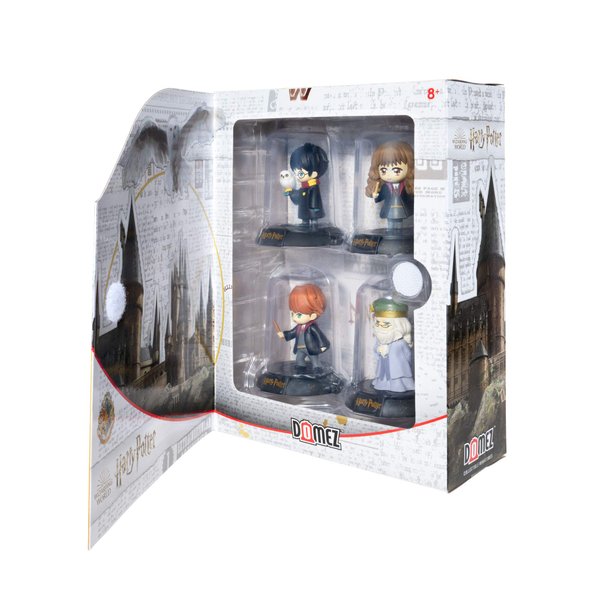 Domez Harry Potter Series 1 Collector’s Box Set - Features The Boy Who Lived, Dumbledore, Ron Weasley, Hermione Granger - Authentic, Highly Detailed Collectibles - Connect, Collect, Display