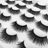 Vayator 10 Pairs 3D Mink Long Lashes Natural Mink Eyelashes Wholesale False Eyelashes Makeup False Lashes (Y010)