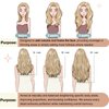 Full Shine Sew in Hand Tied Weft Hair Extensions Weft Extensions Human Hair Remy Human Hair Dark Brown Wefts Brazilian Hair For Women Invisible Weave Color #2 60 Gram 22 Inch