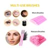 LASHVIEW Eyelash Extension Kit, with Mannequin Head Practice Exercise Set, Training Lash Extension Supplies for Beginners Include Individual Lashes Glue Tweezers and Training Lashes