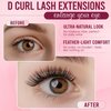 DIY Lash Clusters Kit 708 PCS – D Curl Wispy Eyelash Extensions 8–16mm with Bond & Seal Glue, Tweezers, Pads & Brush | Beginner Friendly Individual Cluster Lashes (30D, 40D, 50D, 60D, 80D, 100D)