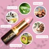 Essence Of Argan Deep Moisturizing Long Lasting Lipstick & Lip Care with 100% Pure Organic Argan Oil, Shea Butter, Jojoba Oil & Aloe Vera Pink Luster