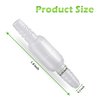 Oxygen Tubing Swivel Connector - 10 PCS Cannula Connectors, Avoid Tube Tangles (Male to Male)