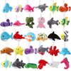 30 Pack Mini Ocean Animal Plush Toys Bulk,Cute Sea Creatures Stuffed Animals,Small Keychain Decoration for Claw Machine,Carnival Prize,Goody Bags Fillers,Christmas Party Favors for Kids Boy Girl
