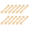 COHEALI 36 pcs Wooden Art Craft Decor Accessory DIY Spindles Unfinished Dollhouse Wood Handrails Layout Models Miniature Furniture for Mini Railing Adornment House Decors Furnitures