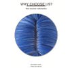 WTHCOS Blue Ombre Short Bob Wig Blue to Light Blue Wig Short Curly Wavy Wig With Bangs for Women Ombre Blue Wig Heat Resistant Synthetic Hair Wigs for Daily Use Cosplay Wig With Wig Cap