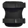 Ergodyne ProFlex 335 Slip Resistant Rubber Cap Knee Pads, Black, Buckle Closure