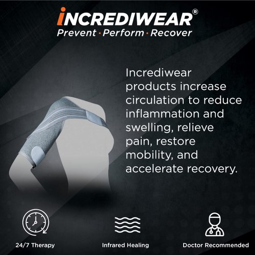 Incrediwear Shoulder Brace for Men and Women – Shoulder Support Brace Supports Shoulder Recovery & Shoulder Pain Relief, Reduces Inflammation and Swelling, Designed for Left & Right Shoulder (Small)