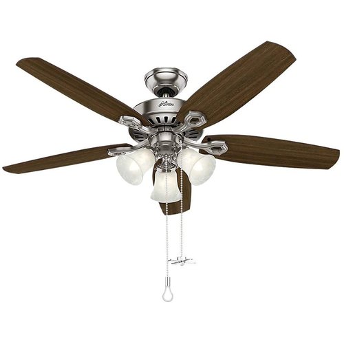 Pull Chain Extension for Ceiling Fans and Light Fixture, 59-inch Long with 6 Matching Connectors (Silver)