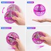 MERRYHOME 2024 Flying Orb Ball Toy: Boomerang Hover Ball Flying Toys, Magic RGB Lights Controller Mini Drone, Floating Ball Toy Fly Spinners Cool Stuff for Kids Adults Birthday Gift (Pink)