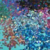 Moon Glitter Holographic Glitter Shapes 100% Cosmetic Glitter for Face, Body, Nails, Hair and Lips - 0.10oz - Pink