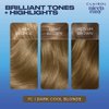 Clairol Nice'n Easy Permanent Hair Dye, 7C Dark Cool Blonde Hair Color, Pack of 1