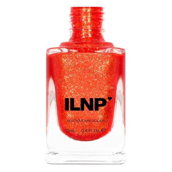 ILNP Melody - Fiery Orange Shimmer Nail Polish