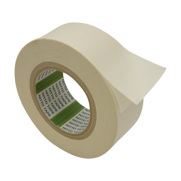 Nitto (Permacel) P-02 Double Coated Kraft Paper Tape: 2 in. x 36 yds. (White)