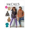 McCall Patterns M66030Y0 Misses' Tops Sewing Pattern, Size Y (XSM-SML-MED)