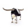Gemini&Genius Farm Animal Toys, Longhorn Cow Action Figure, Hand Painted, 6 Inches Length, Realistic and Durable Farm Toys for Children Boys and Girls Gift