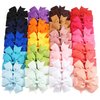 CÉLLOT 40Pcs 3.5 Inch Boutique Grosgrain Ribbon Pinwheel Hair Bows Alligator Clips For Girls Toddlers Accessories Teens Gifts In Pairs