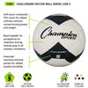 Champion Sports Challenger Soccer Ball, Size 5, Blue/White