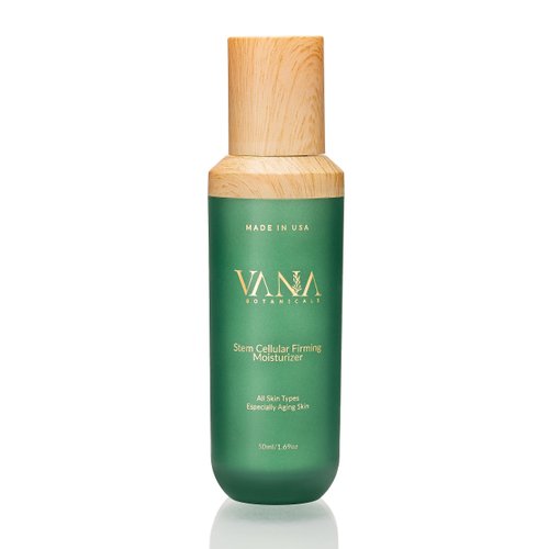 Vana Botanicals Stem Cellular Firming Moisturizer with Apple Stem Cells, Vegan Collagen, Hyaluronic Acid | Plump & Hydrating Anti-Aging Face/Neck Day & Night Cream, lifting & Recovery (1.69 fl oz)