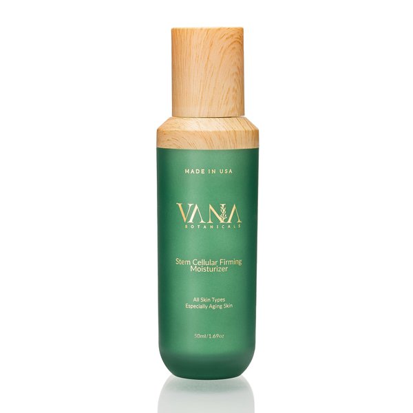 Vana Botanicals Stem Cellular Firming Moisturizer with Apple Stem Cells, Vegan Collagen, Hyaluronic Acid | Plump & Hydrating Anti-Aging Face/Neck Day & Night Cream, lifting & Recovery (1.69 fl oz)