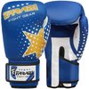 Farai Kids Boxing Gloves 6-oz Kickboxing Muay Thai Training MMA Sparring Gloves, Best Gloves for Training on Punching Bag, Focus Pads Practice (Blue, 6-oz)