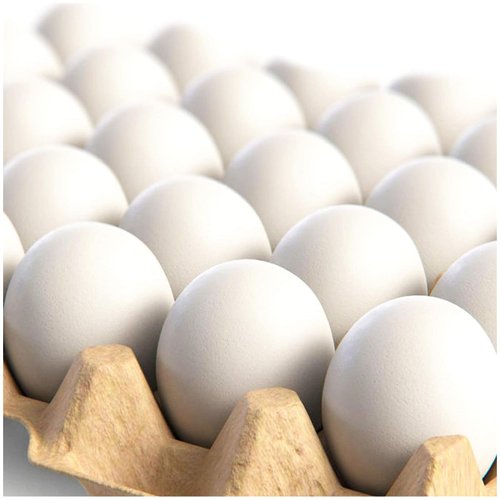 (24 Pieces) Hyper-Realistic White Wooden Eggs - 2 Dozen Fake Easter Eggs for Painting, Decorating, Crafting, Pretend Play Simulation Toys, Fake Food, and Nest Box Training