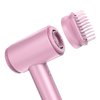 SKYMOON Hair Dryer Comb Attachment, Magnetic Hairdryer Nozzle for Detangling, Lengthening Textured Hair and Efficient Styling, Rose Pink