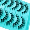 Emotao False Eyelashes Natural Cat Eye Lashes Lightweight 10 Pairs C Curl Wispy Eyelashes Curly 3D Faux Mink Eyelashes Pack (Cat Eye D03)