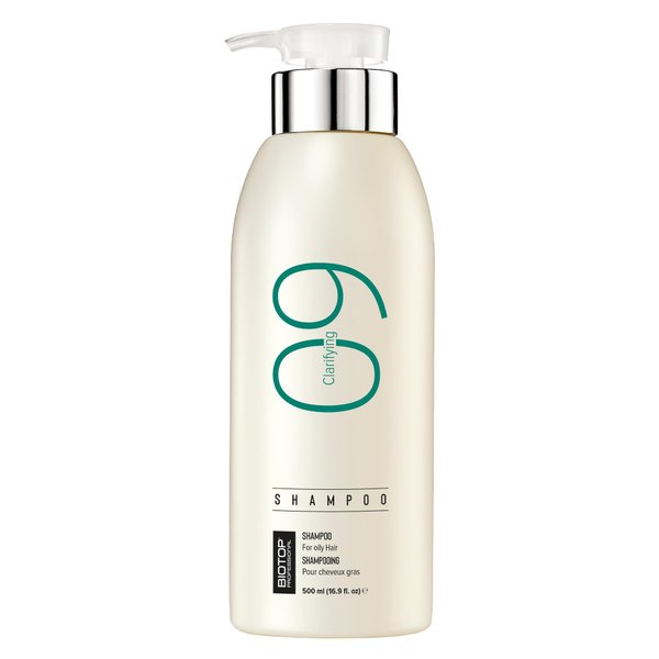 Biotop Professional 09 Clarifying Shampoo - Gentle Shampoo & Scalp Cleanser for Build Up - Formulated with Azelaic Acid to Calm the Scalp & Reduce Oil Production - Cruelty-Free Hair Care (16.9oz)