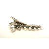 Generic Small flower and leaf shaped crystal alligator hair clip for fine thin hair