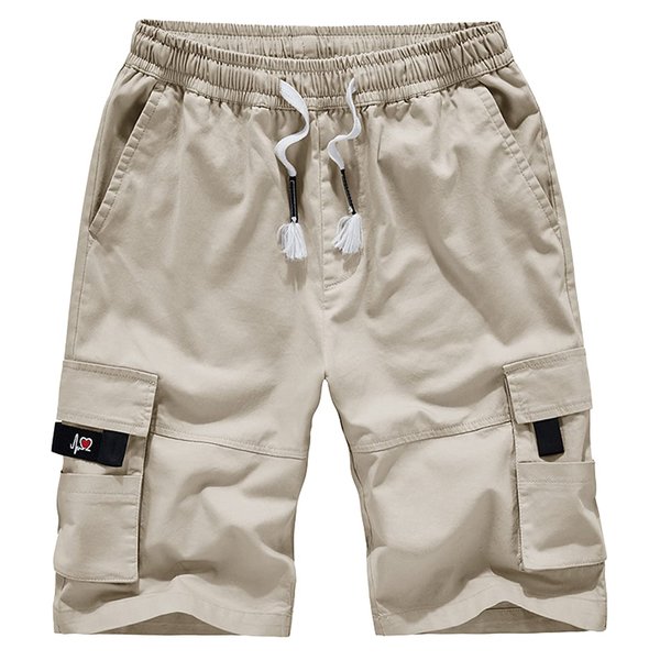 Msmsse Women's Cargo Hiking Shorts Multi-Pockets Bermuda Golf Outdoor Summer Shorts for Women Beige US 12-14