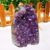 AMOYSTONE Natural Amethyst Quartz Cluster 1-2 LBS Crystal Stone Purple Small Irregular for Healing Reiki Home Decoration